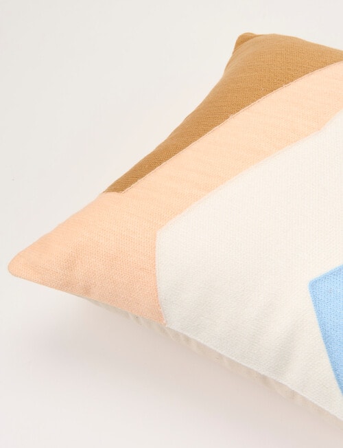 M&Co Solana Embroidered Cushion, Costa product photo View 03 L