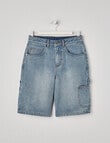 No Issue Denim Jort, Blue product photo View 03 S