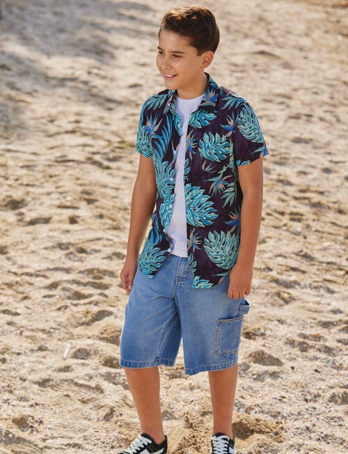 No Issue Denim Jort, Blue product photo View 02 L