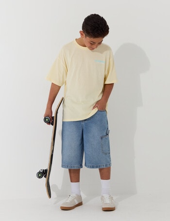 No Issue Denim Jort, Blue product photo