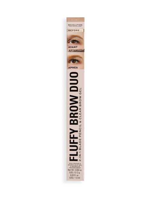 Makeup Revolution Fluffy Brow Filter Duo Blonde product photo View 03 L