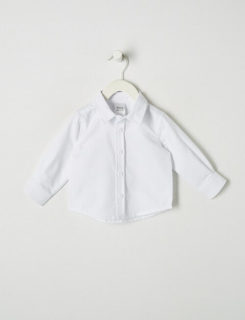 Teeny Weeny All Dressed Up Formal Bowtie Shirt, White product photo View 04 L