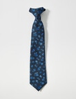 High Street Floral Tie, Navy product photo