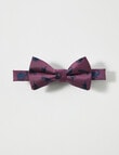 High Street Dino Bow Tie, Burgundy product photo