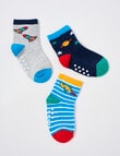 Simon De Winter Crew Socks, 3-Pack, Space product photo