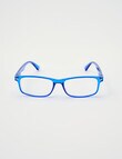 Zoom Horn Rimmed Reading Glasses, Cobalt product photo View 03 S