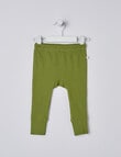 Teeny Weeny Rib Pants, Frog Green product photo