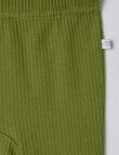 Teeny Weeny Rib Pants, Frog Green product photo View 02 S