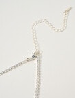Harlow Classic Crystal Cubic Zirconias Necklace, Imitation Silver product photo View 05 S