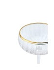 Momento Glint Champagne Saucer, Double Gold Rim product photo View 03 S