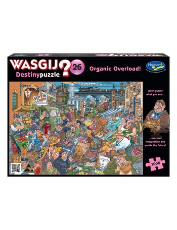 Wasgij Destiny #26 Organic Overload Puzzle, 1000-piece product photo