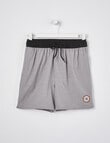 Wavetribe Swim Short Self Stripe, Grey product photo