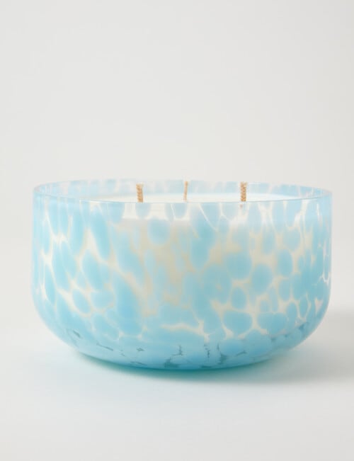 Home Fusion Atmosphere Wide Blue Candle product photo View 03 L