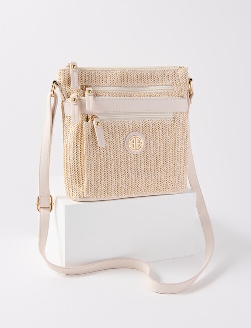 Boston + Bailey Eve Crossbody Bag, Bone product photo