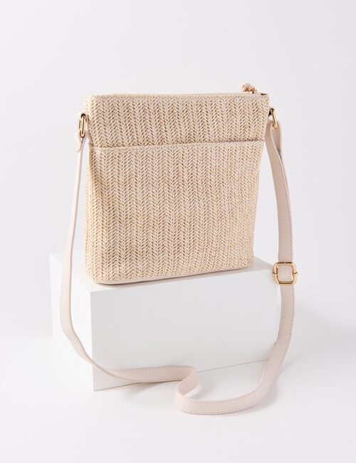 Boston + Bailey Eve Crossbody Bag, Bone product photo View 02 L