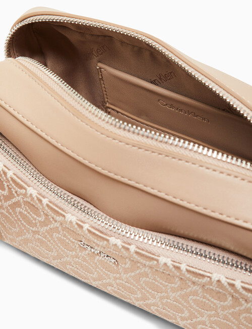 Calvin Klein Must Convertible Camera Bag, Chanterelle Mono Jacquard product photo View 03 L