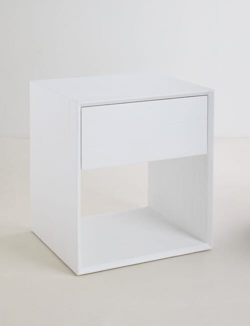 LUCA Furniture Devon Bedside, White product photo
