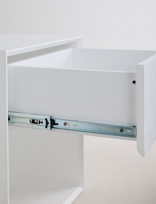 LUCA Furniture Devon Bedside, White product photo View 06 L