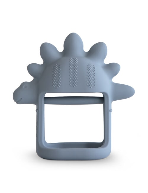 Mushie No-Drop Dino Teether, Tradewinds product photo