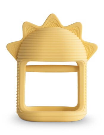 Mushie No-Drop Sun Teether, Sunshine product photo