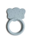 Mushie Elephant Teether, Cloud product photo View 02 S