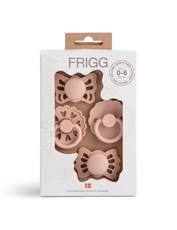FRIGG BabysFirst Pacifier, 4-Pack, Floral Blush product photo