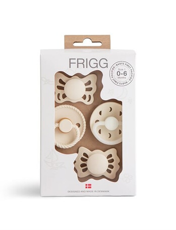 FRIGG Baby'sFirst Pacifier, 4-Pack, Moon Cream product photo