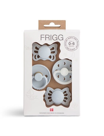 FRIGG Baby'sFirst Pacifier, 4-Pack, Moon Blue product photo