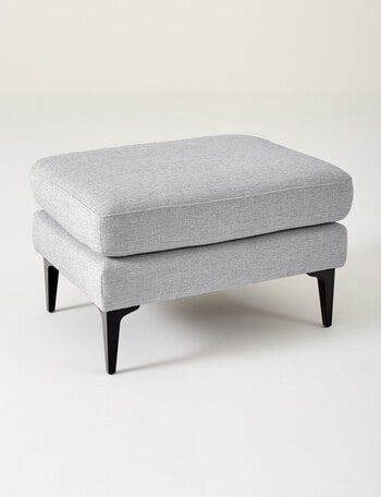 LUCA Furniture Camden Fabric Ottoman Small product photo