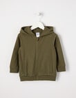 Teeny Weeny Play Time Essentials Crew Hoodie, Khaki product photo