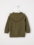 Teeny Weeny Play Time Essentials Crew Hoodie, Khaki product photo View 02 S