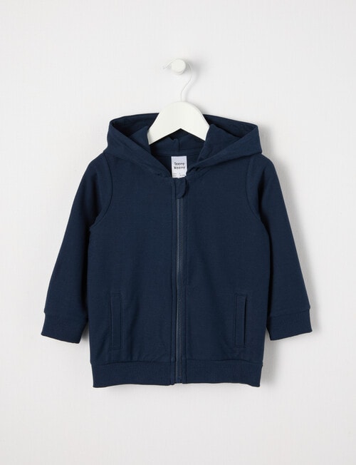 Teeny Weeny Play Time Essentials Crew Hoodie, Navy product photo