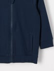 Teeny Weeny Play Time Essentials Crew Hoodie, Navy product photo View 03 S