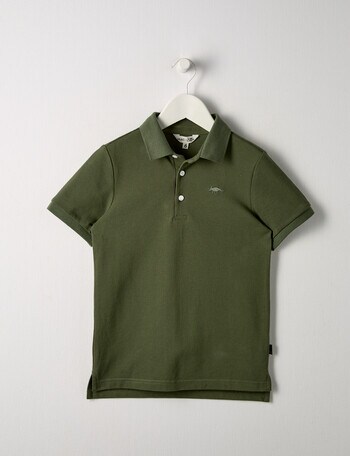 Mac & Ellie Short Sleeve Polo Shirt, Olive product photo
