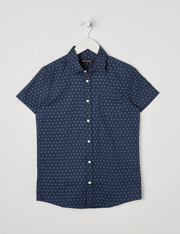 No Issue Dobby Short Sleeve Shirt, Ink Blue product photo