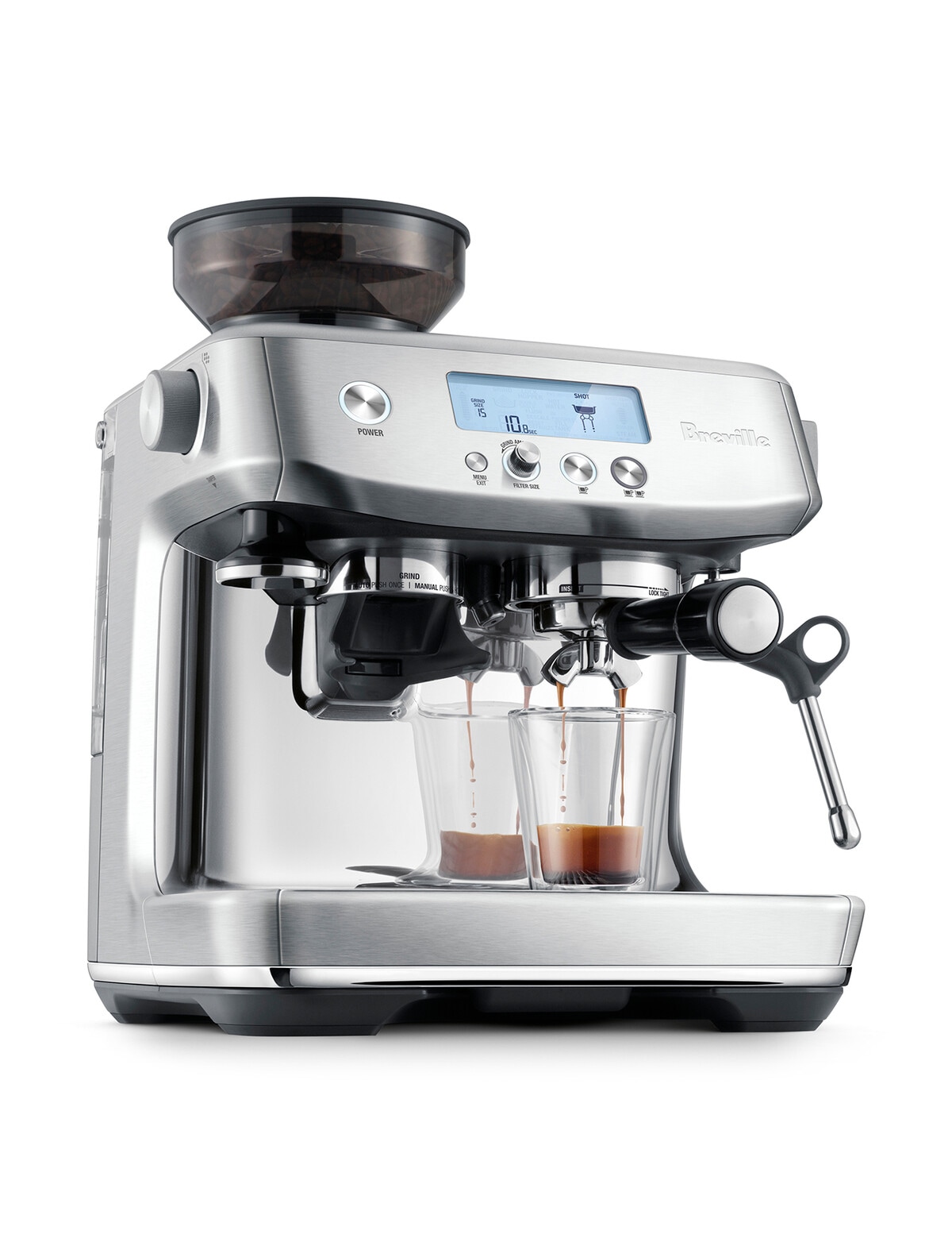 Breville The Barista Pro Espresso Machine, BES878BSS Coffee Makers