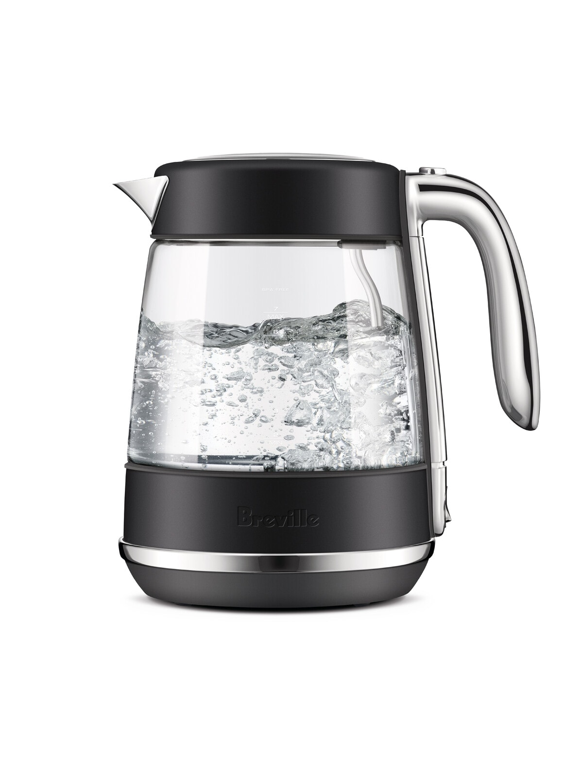 Breville The Crystal Luxe Glass Kettle, BKE765BTR Kettles & Jugs
