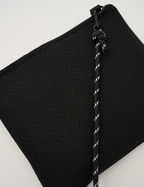 Switch Neoprene Cross Body Bag, Black product photo View 03 L