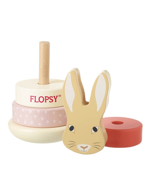 Peter Rabbit Flopsy Wooden Stacking Ring product photo View 02 L