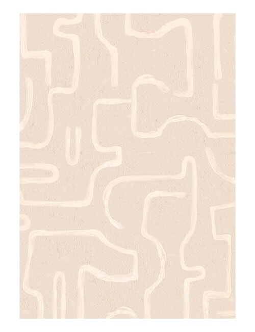 HAVEN Home Décor Poster Beige Maze Poster Wall Art product photo