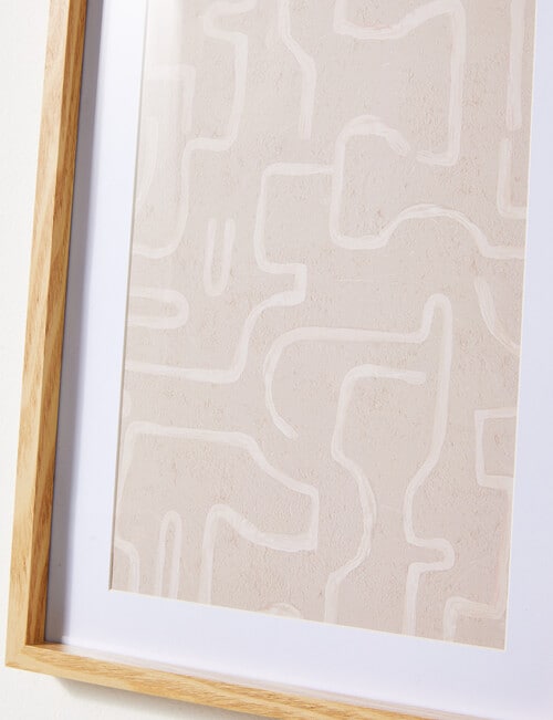 HAVEN Home Décor Poster Beige Maze Poster Wall Art product photo View 03 L