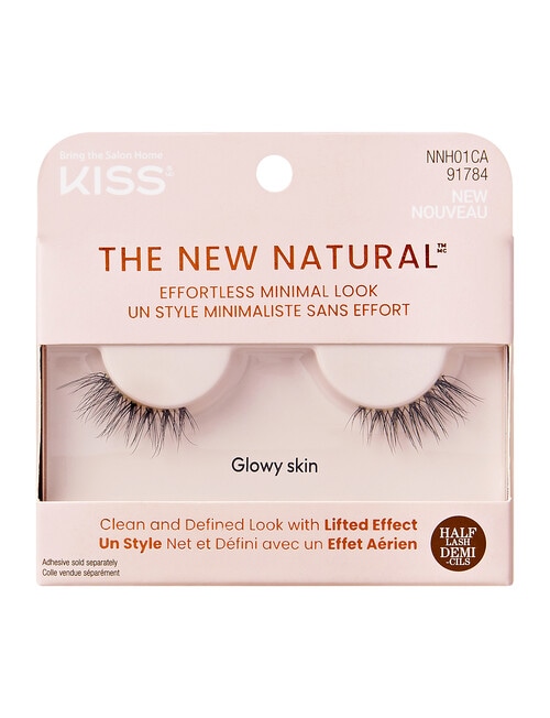 Kiss Nails New Natural Half Lash, Glowy Skin product photo