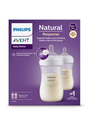 Avent Natural Response Bottle, 260ml, 2-Pack product photo