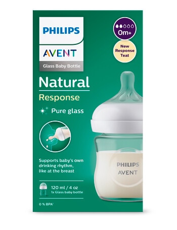 Avent Natural Response Bottle Glass, 120ml product photo