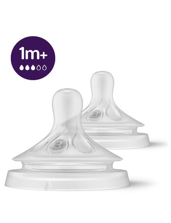 Avent Natural Response Teat 1m+, Flow 3, 2-Pack product photo