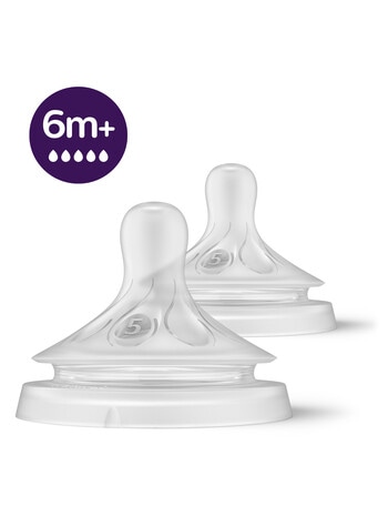 Avent Natural Response Teat 6m+ ,Flow 5, 2-Pack product photo