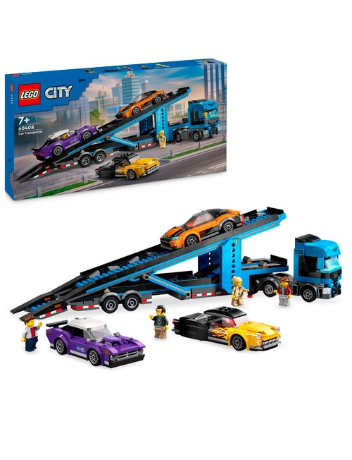 LEGO City Car Transporter Truck with Sports Cars, 60408 product photo