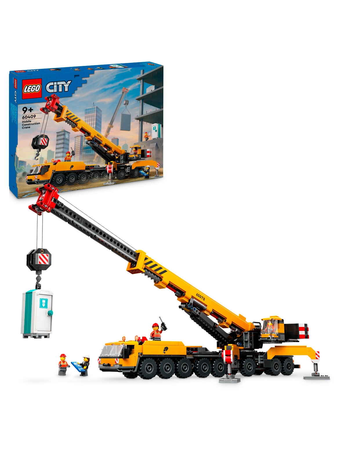 LEGO City Yellow Mobile Construction Crane, 60409 Lego