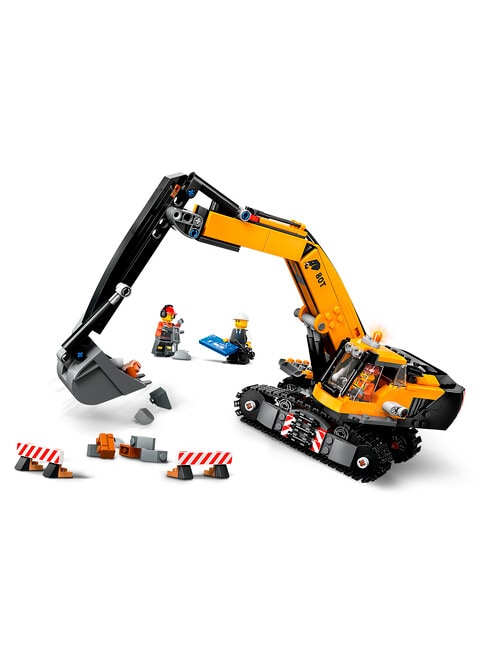 LEGO City Yellow Construction Excavator, 60420 product photo View 04 L