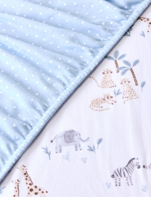 Living Textiles Watercolour Safari Co-Sleeper Fitx2 Sheet Set product photo View 02 L